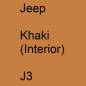 Preview: Jeep, Khaki (Interior), J3.